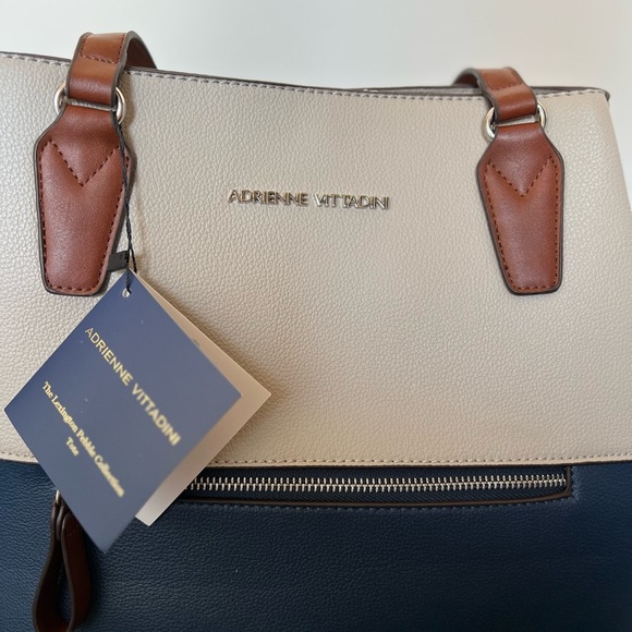 Adrienne Vittadini Tri-color Handbag - Picture 3 of 11